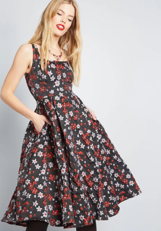 Serendipitous Bliss Midi Dress sold by Modcloth