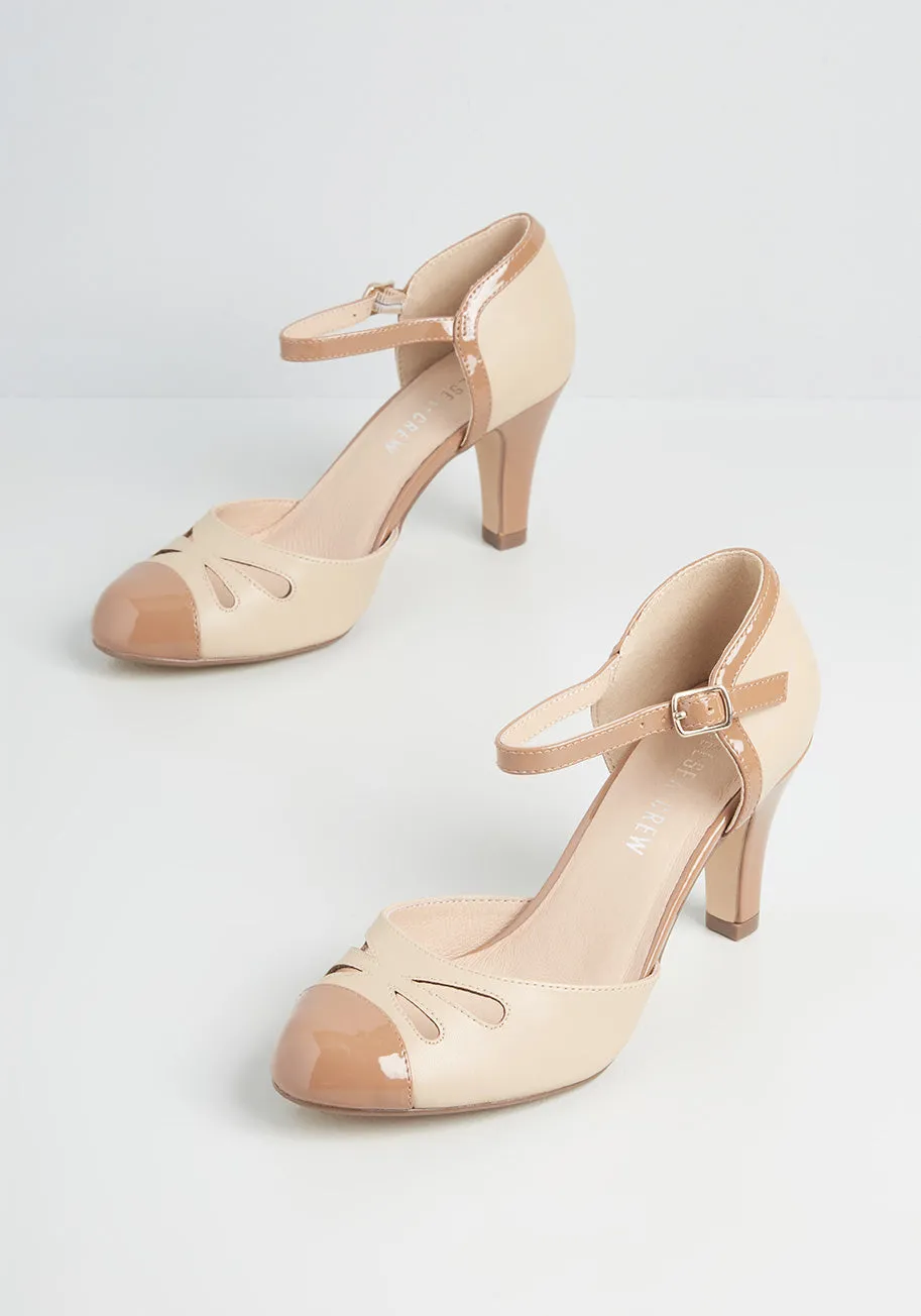 Editorial Elegance Ankle Strap Heel sold by Modcloth