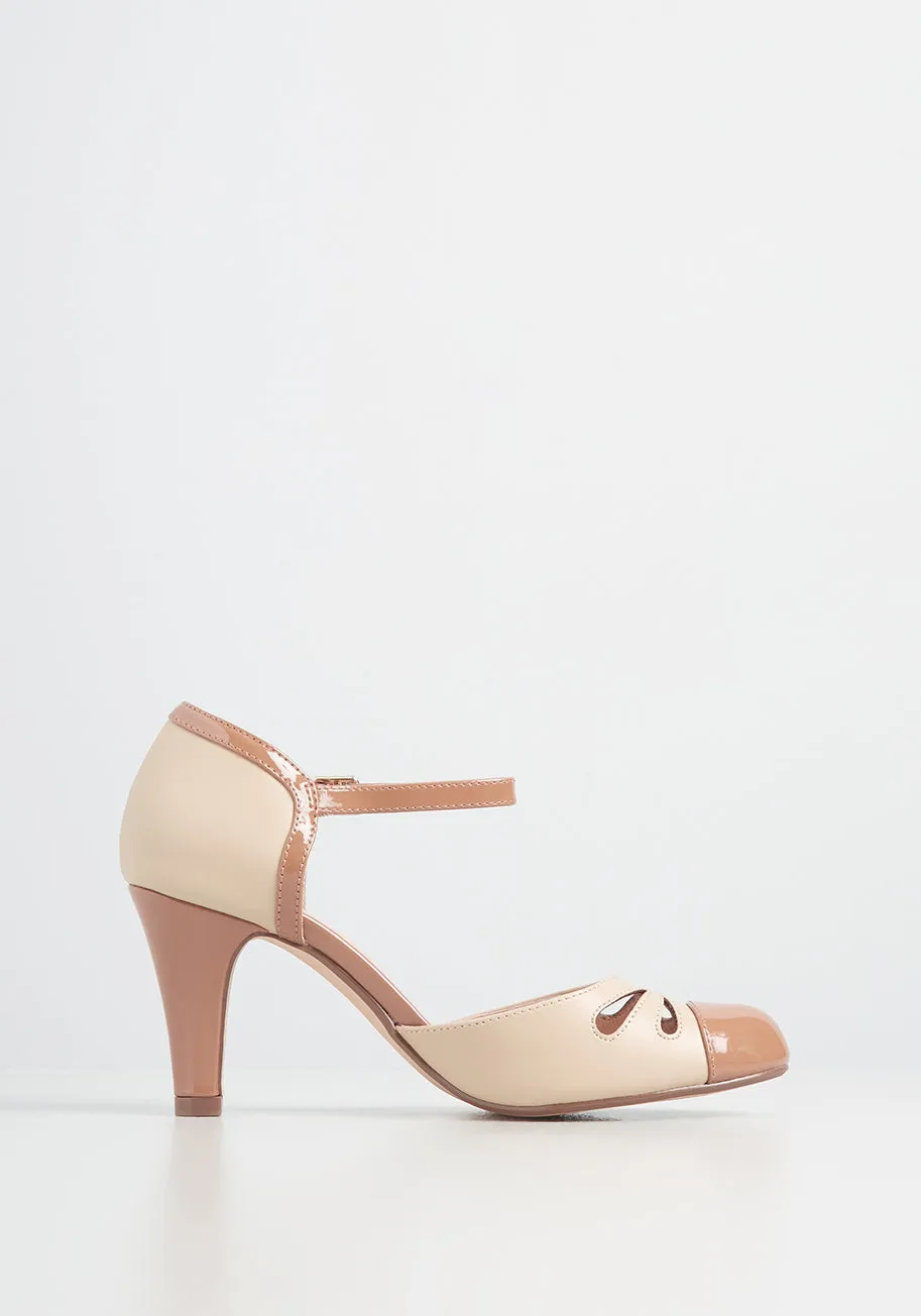Editorial Elegance Ankle Strap Heel sold by Modcloth product image thumbnail 3