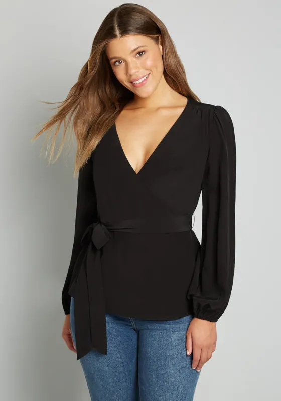 As We're Wrapping Up Blouse sold by Modcloth