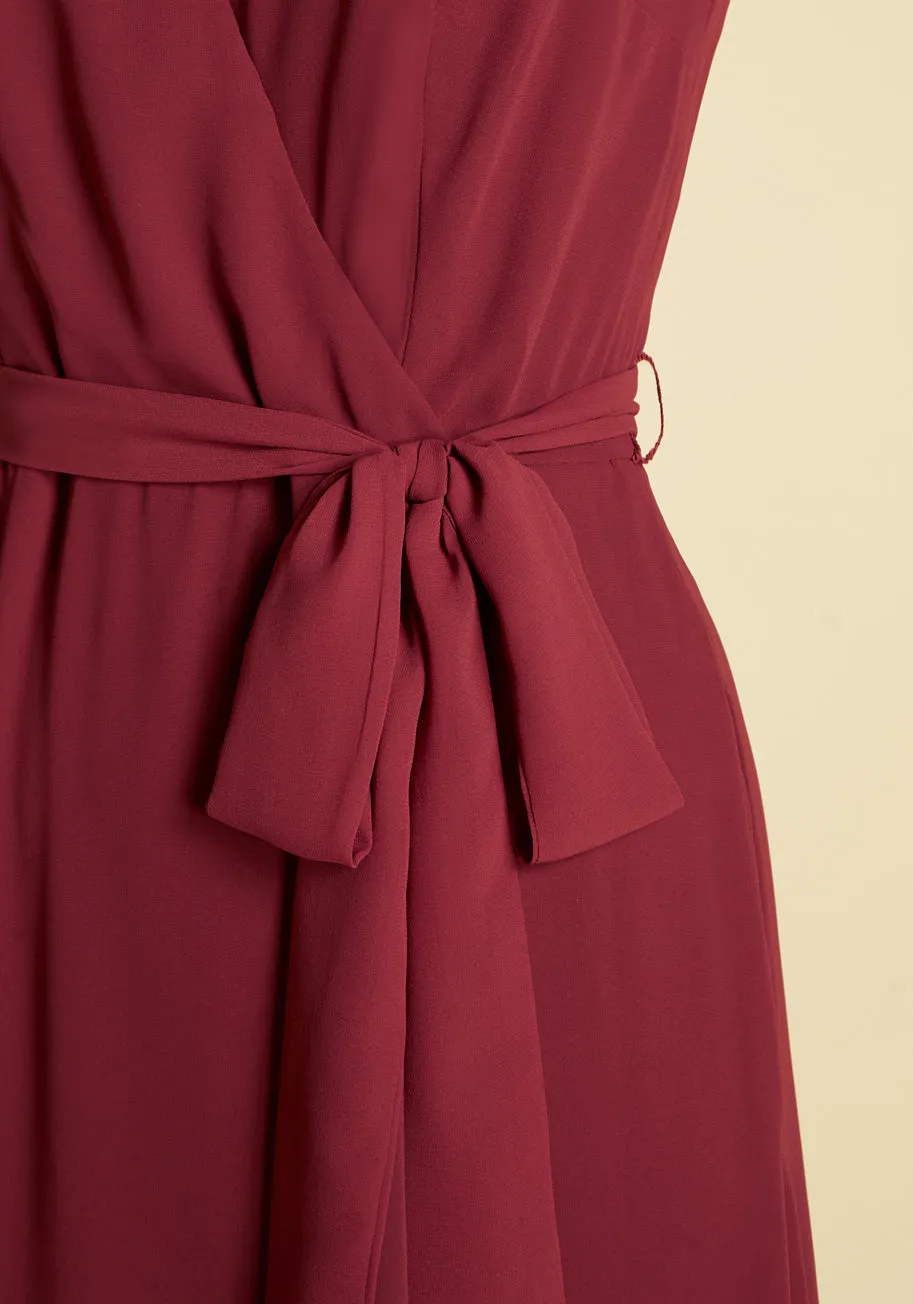 Effortless Elegance Faux-Wrap Dress sold by Modcloth product image thumbnail 3