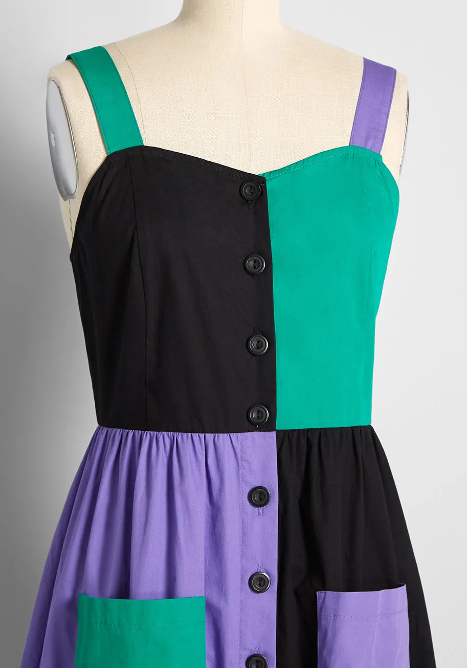 Retro Block Party Midi Dress sold by Modcloth product image thumbnail 3