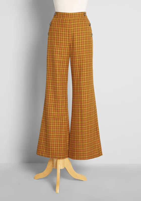 Making Power Moves Wide-Leg Pants sold by Modcloth