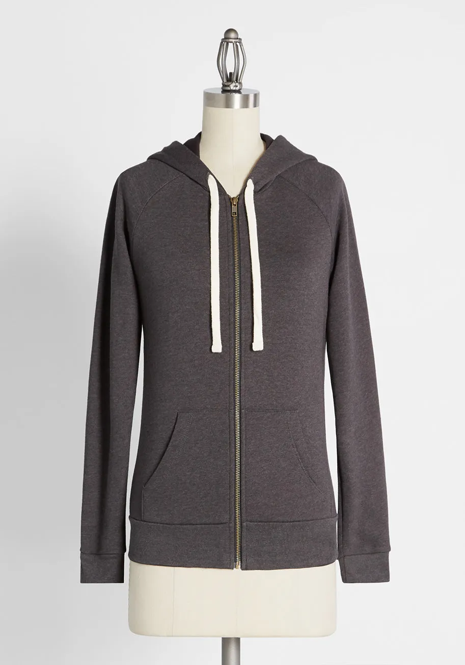 Oh Snap! Holiday Cookie Crumbles Zip-Up Hoodie sold by Modcloth product image thumbnail 2
