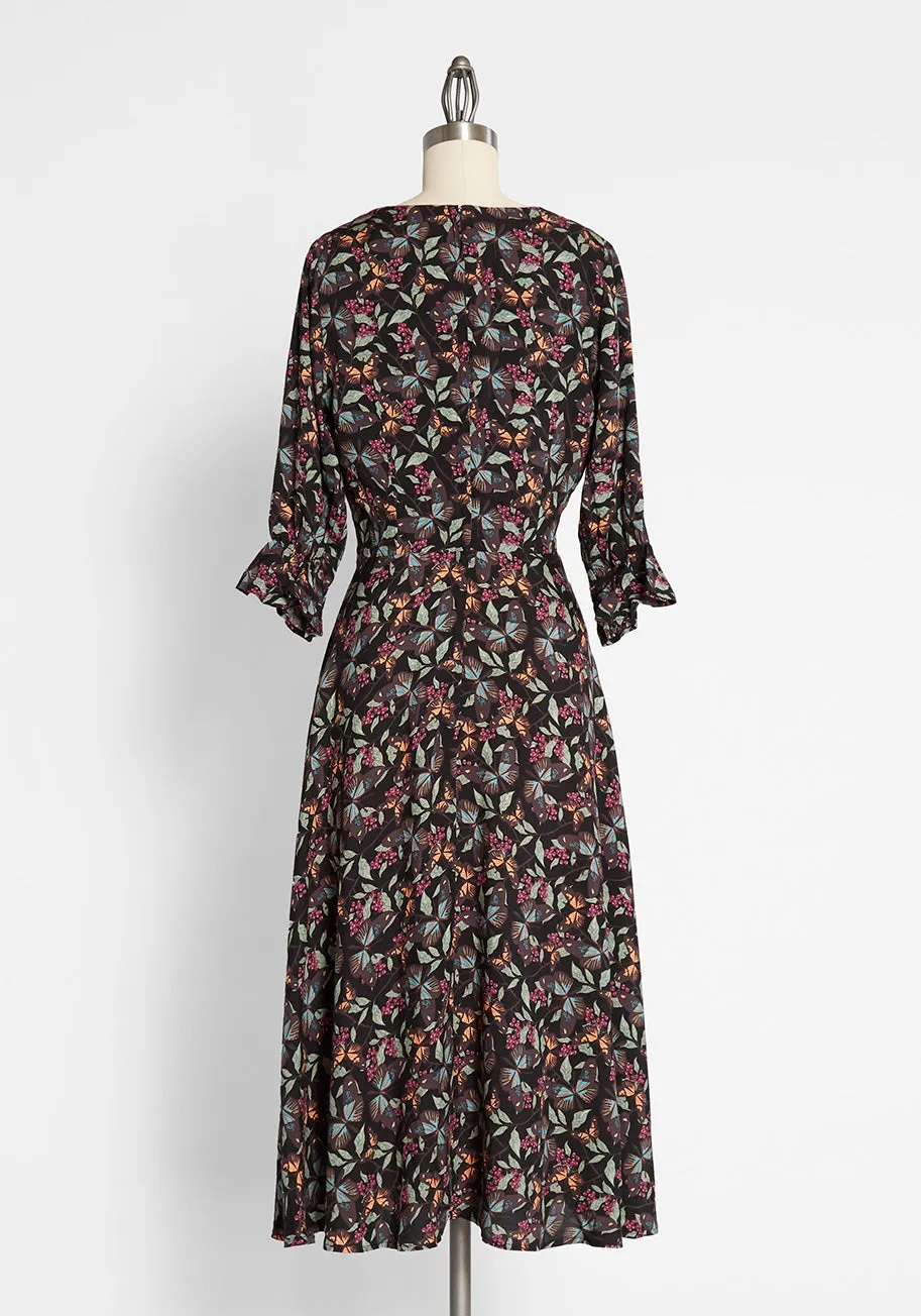 Whimsy Woodland Wonders Midi Dress sold by Modcloth product image thumbnail 2