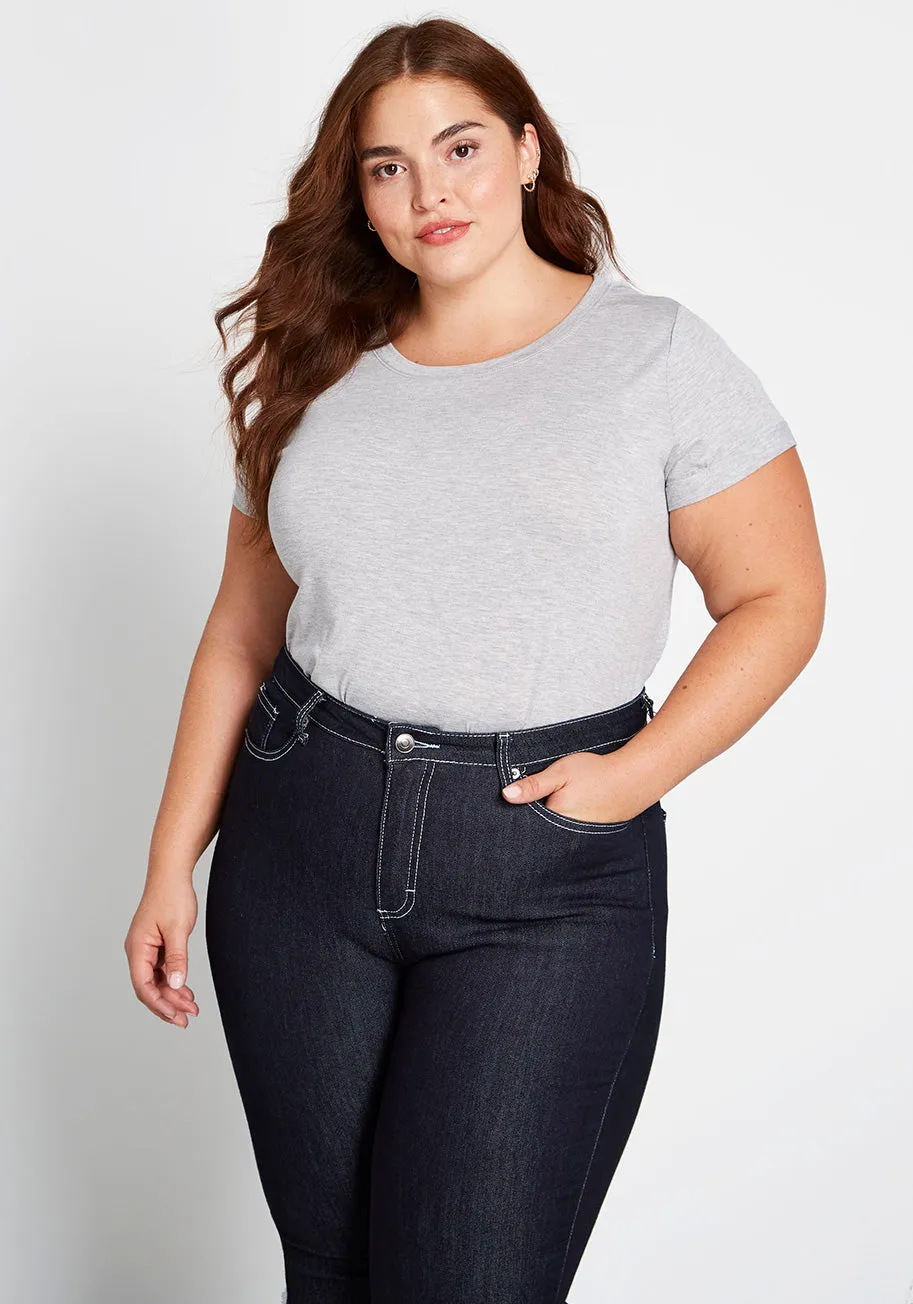 Simplicity on a Saturday Tunic in Heather Grey sold by Modcloth product image thumbnail 5