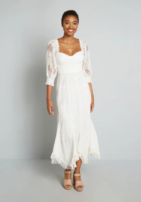 You Are a Vision Crochet Maxi Dress sold by Modcloth