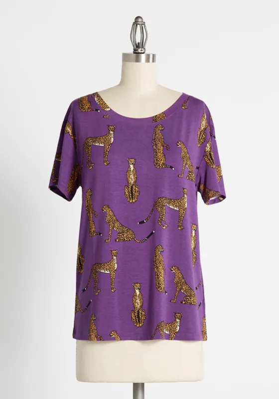 Instant Hit Relaxed Fit T-Shirt sold by Modcloth