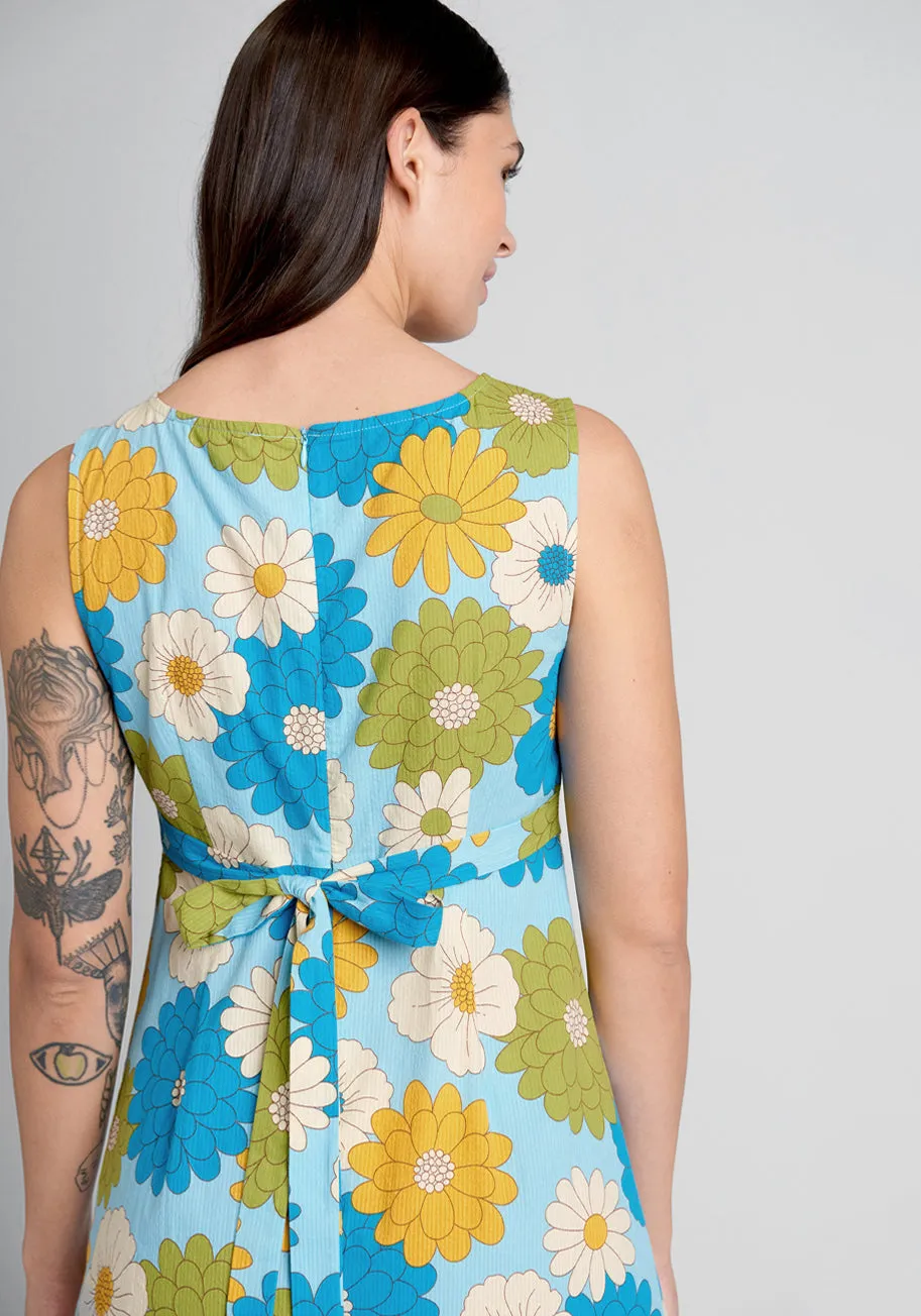Clear Blue Sky Garden Midi Dress sold by Modcloth product image thumbnail 4
