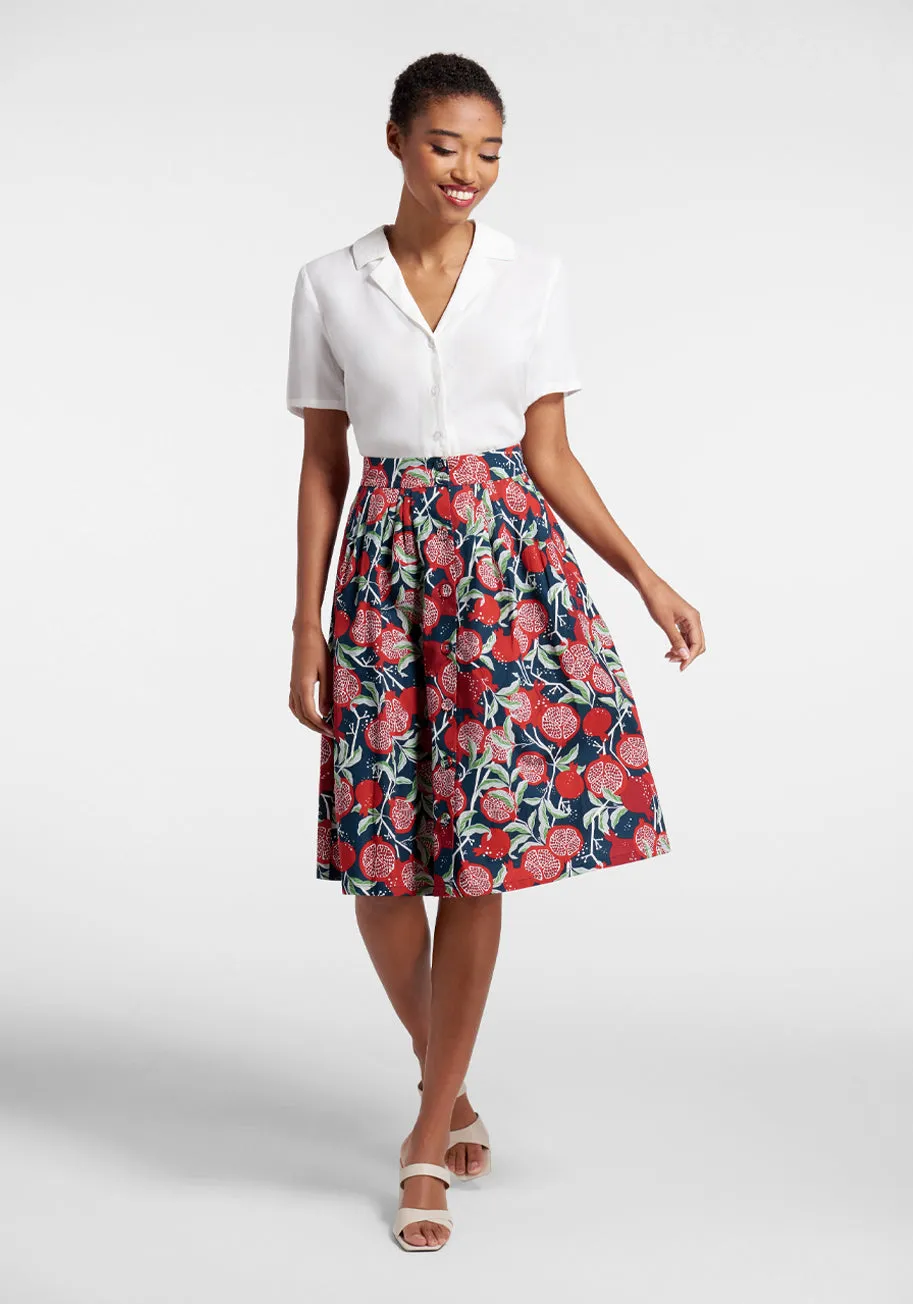The Swing Of Things A-Line Skirt sold by Modcloth