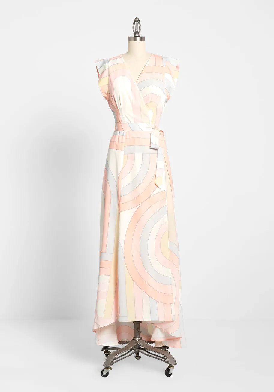 Pastel Me Everything Wrap Dress sold by Modcloth