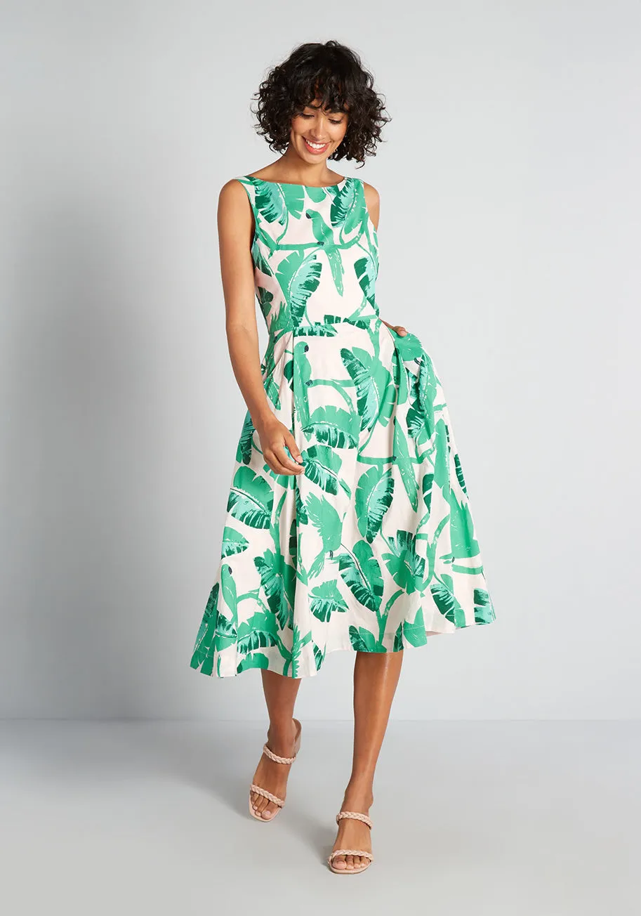 From the Treetops A-Line Dress sold by Modcloth product image thumbnail 3