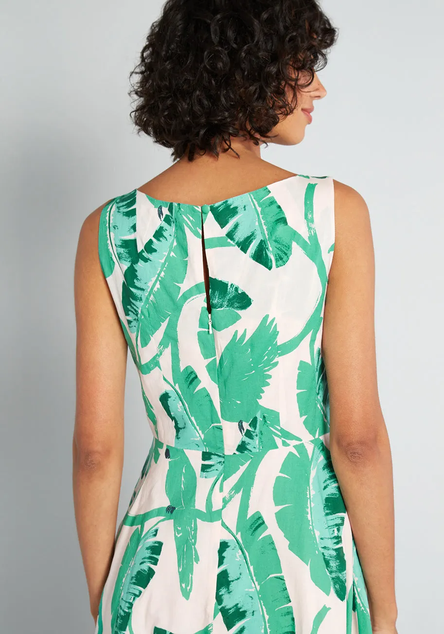 From the Treetops A-Line Dress sold by Modcloth product image thumbnail 4