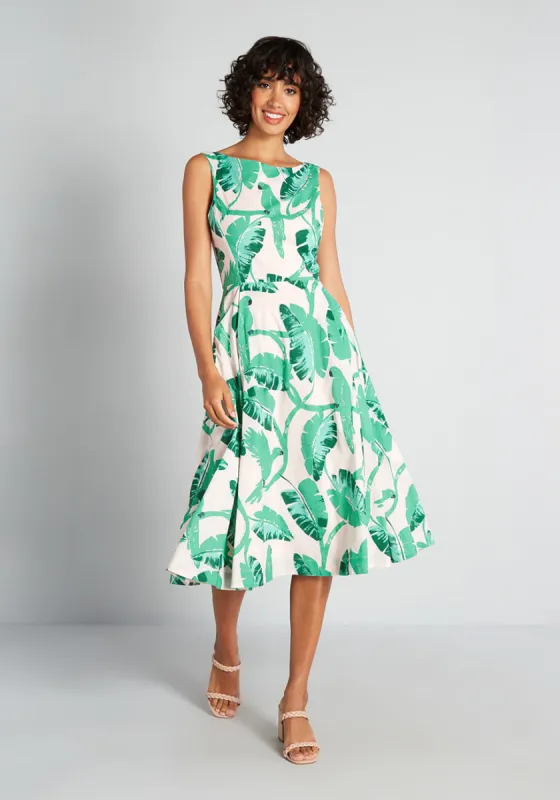 From the Treetops A-Line Dress sold by Modcloth