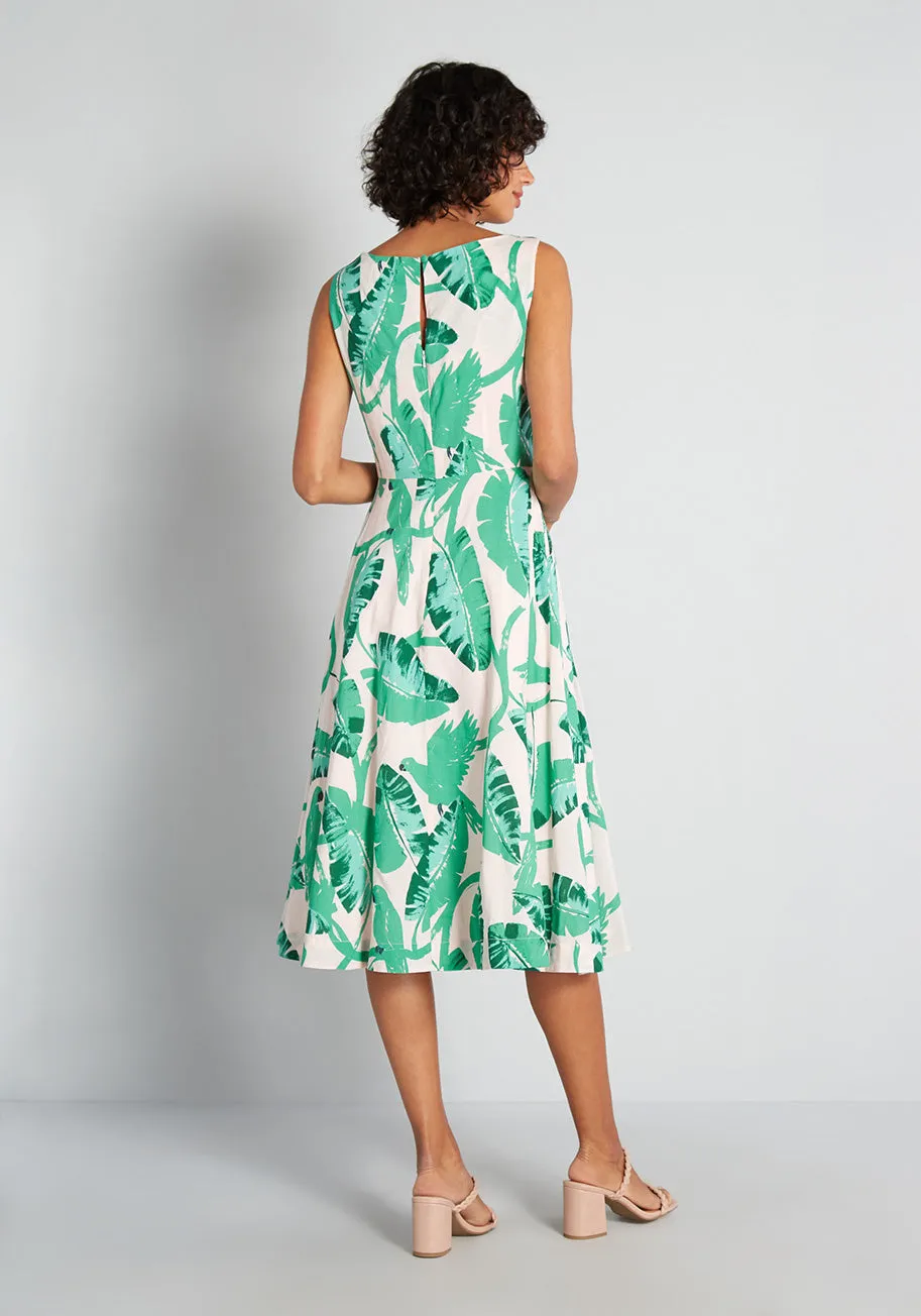 From the Treetops A-Line Dress sold by Modcloth product image thumbnail 2