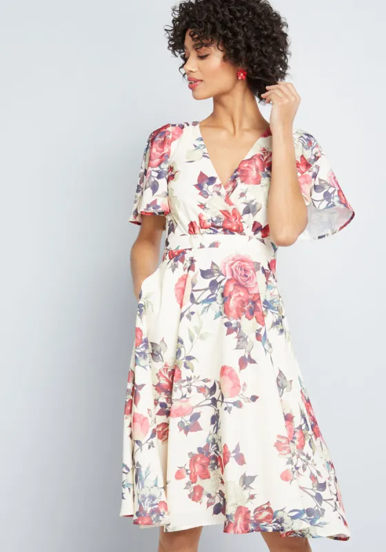 Empowered Outlook A-Line Dress sold by Modcloth