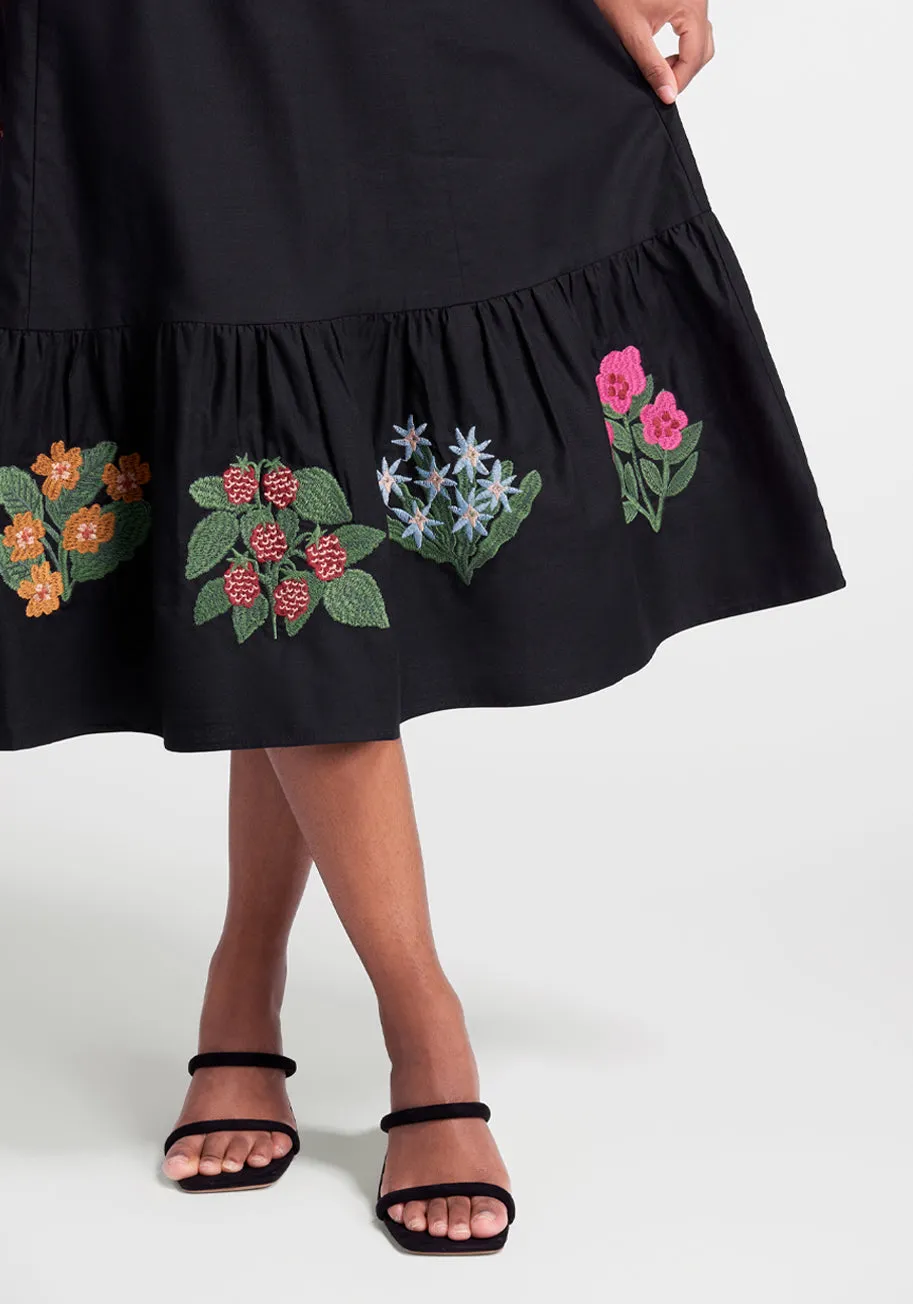 Bloom With A View Embroidered Midi Dress sold by Modcloth product image thumbnail 4