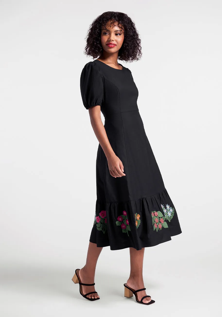 Bloom With A View Embroidered Midi Dress sold by Modcloth product image thumbnail 3
