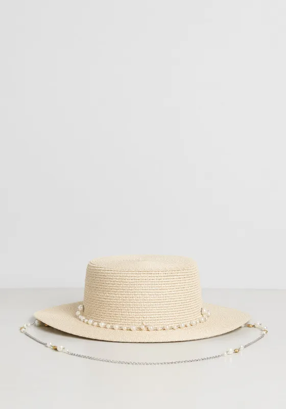 String of Pearls Sun Hat sold by Modcloth