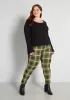 Never Plaid It So Good Leggings sold by Modcloth