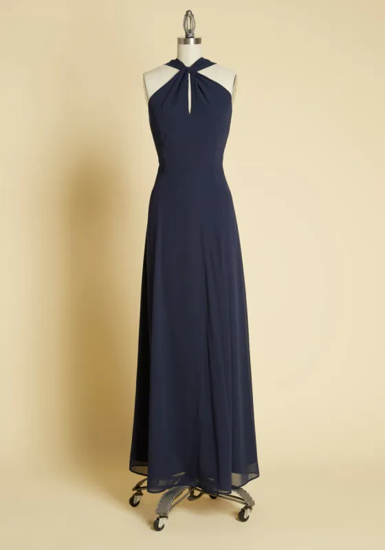 Twist of Elate Maxi Dress sold by Modcloth