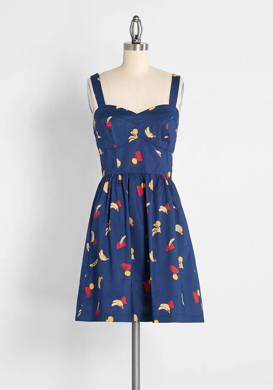 Peace of Mind in the Sunshine Fit and Flare Sundress sold by Modcloth