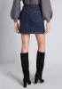 Karaoke Seamstress Mini Denim Skirt sold by Modcloth