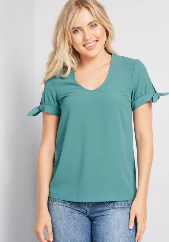 Ideal Discovery Short Sleeve Blouse sold by Modcloth