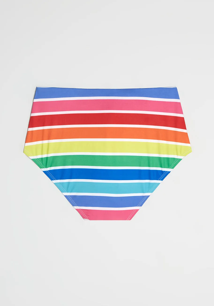 The JoJo High-Waisted Bikini Bottom (Final Sale) sold by Modcloth product image thumbnail 3