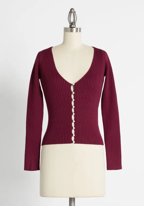 Precious as a Pearl Cardigan sold by Modcloth
