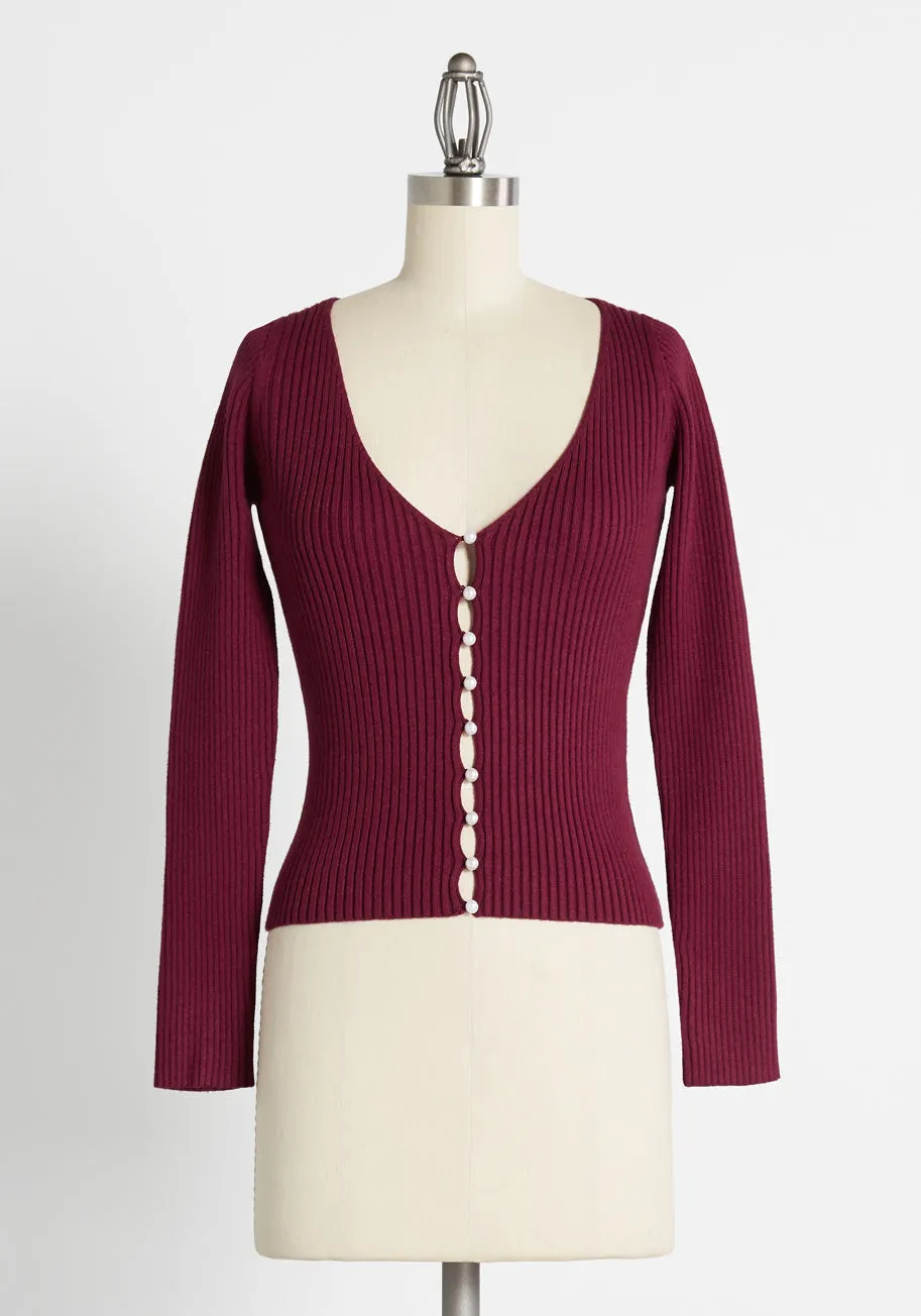 Precious as a Pearl Cardigan sold by Modcloth