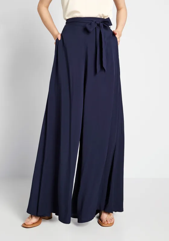 ModCloth x Collectif As You Breeze Wide-Leg Pants sold by Modcloth