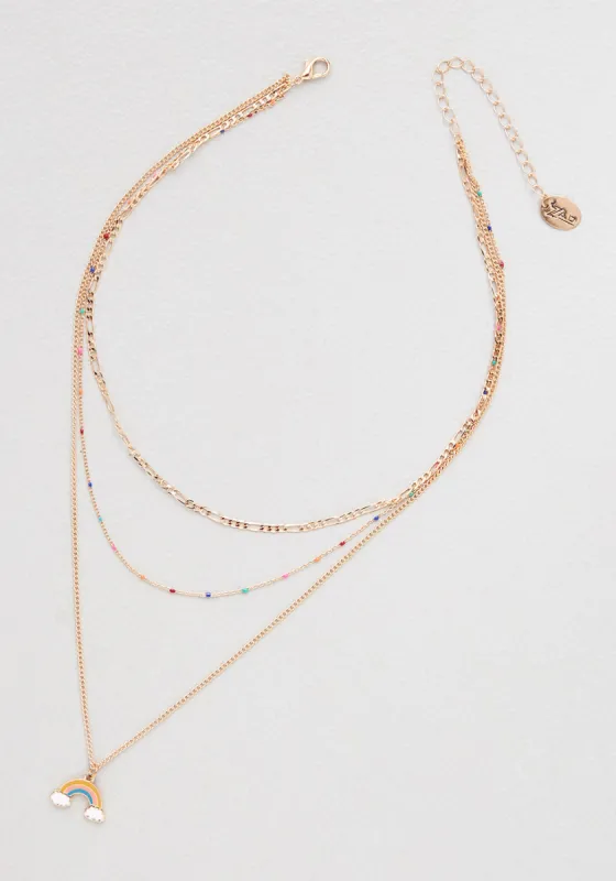 Chasing A Rainbow Layer Necklace sold by Modcloth