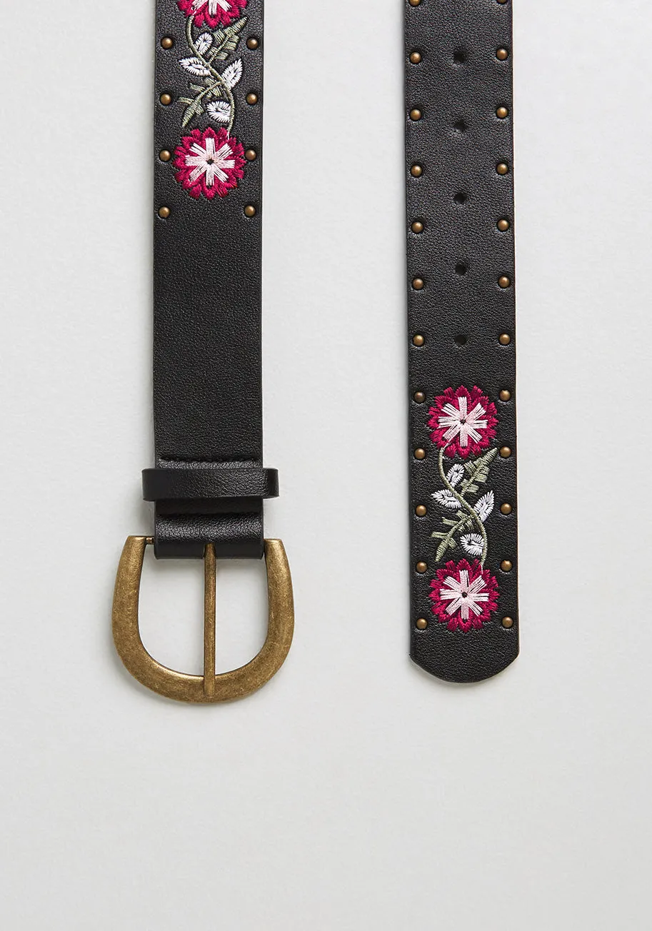 Born to Bloom Embroidered Belt sold by Modcloth product image thumbnail 2