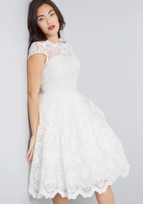 Exquisite Elegance Lace Dress made by Chi Chi London