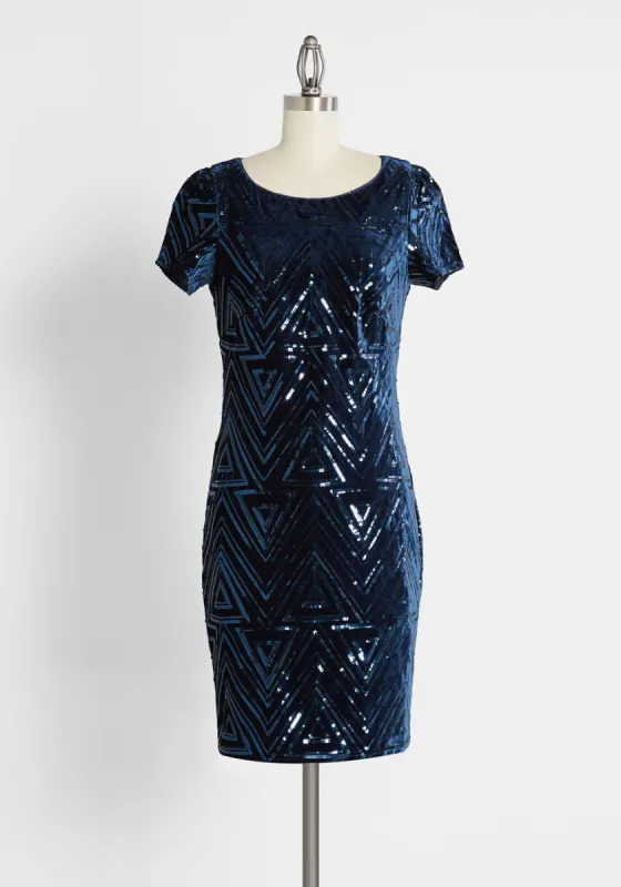 Taken Away by Twilight Sheath Dress sold by Modcloth