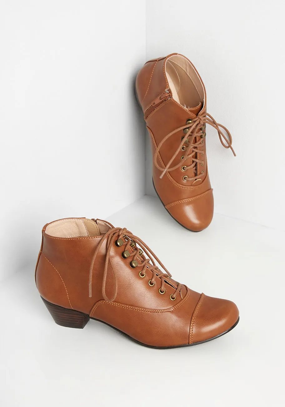 The Way They Wore Ankle Boot sold by Modcloth
