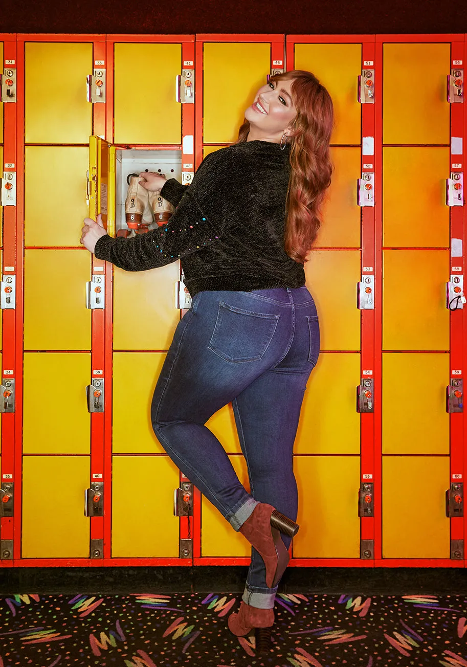 Contemporary Classic Cuffed Skinny Jeans - Plus Size sold by Modcloth product image thumbnail 2