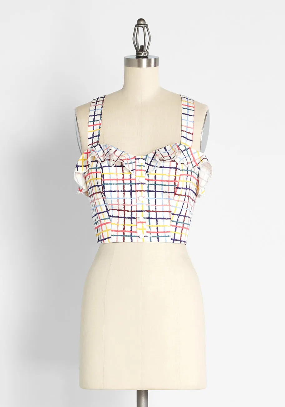 ModCloth x Collectif With Flying Watercolors Tank Top sold by Modcloth