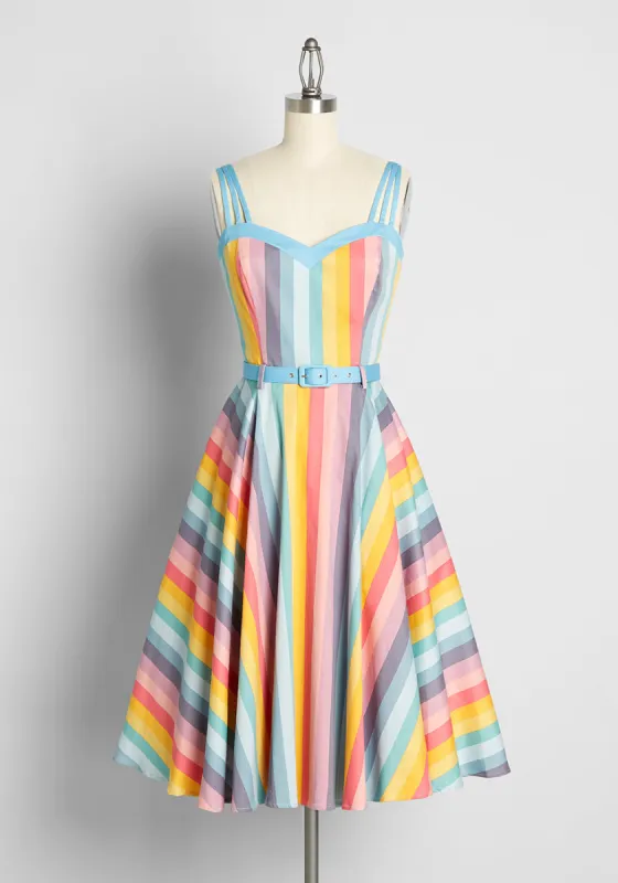 Celebrating Sunshine Swing Dress made by Collectif