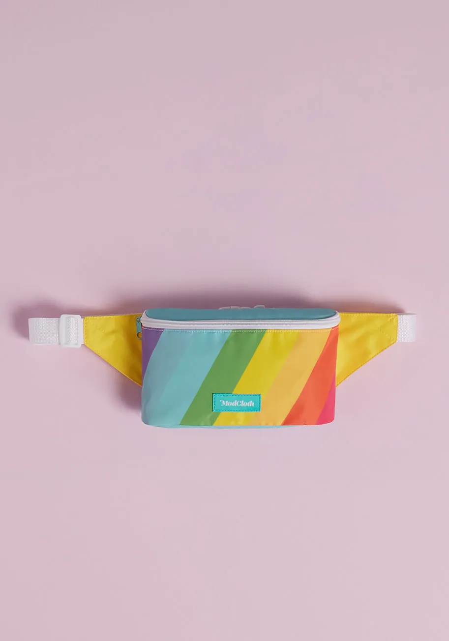 Rad Rainbow Stripe Fanny Pack (Final Sale) sold by Modcloth product image thumbnail 4