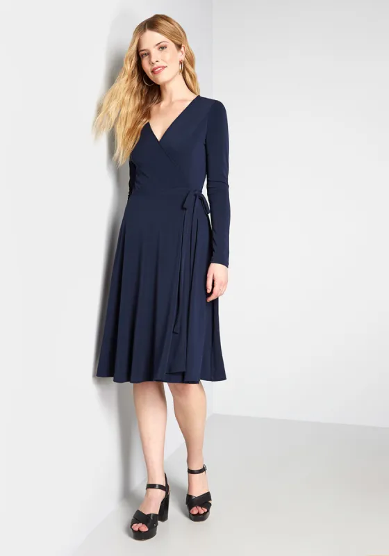 Say Yes to Timeless Wrap Dress sold by Modcloth
