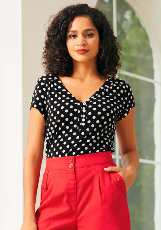 Posh Play Top sold by Modcloth