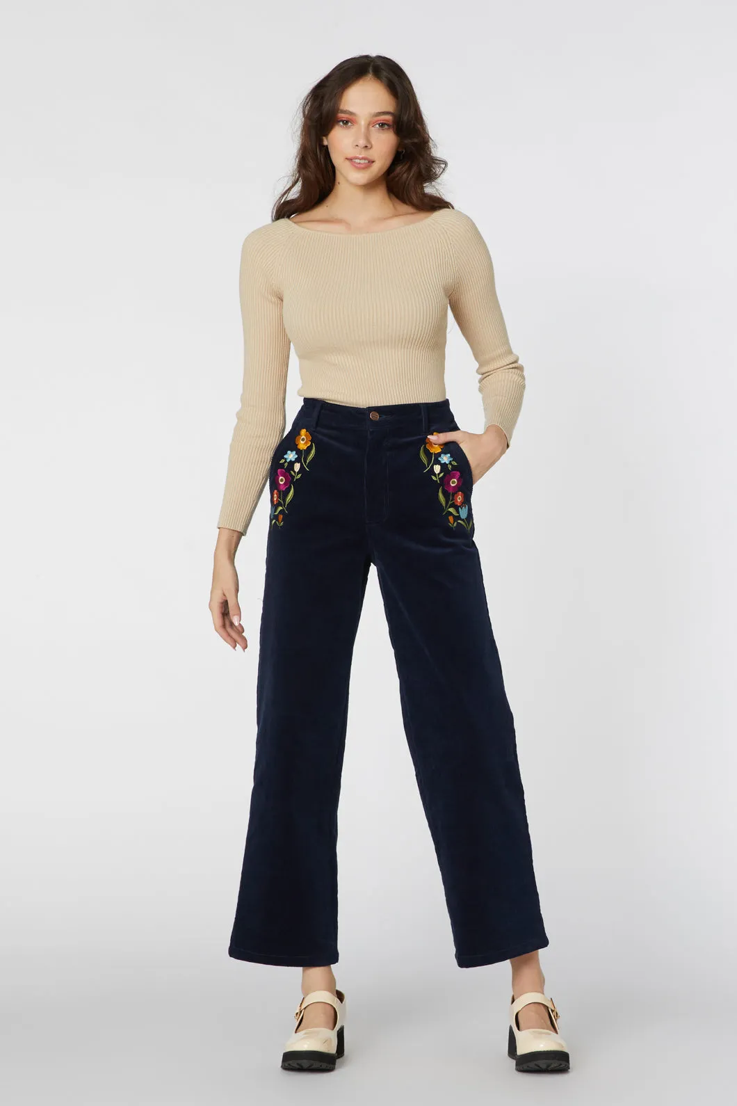 Ingrid Floral Jean sold by Modcloth