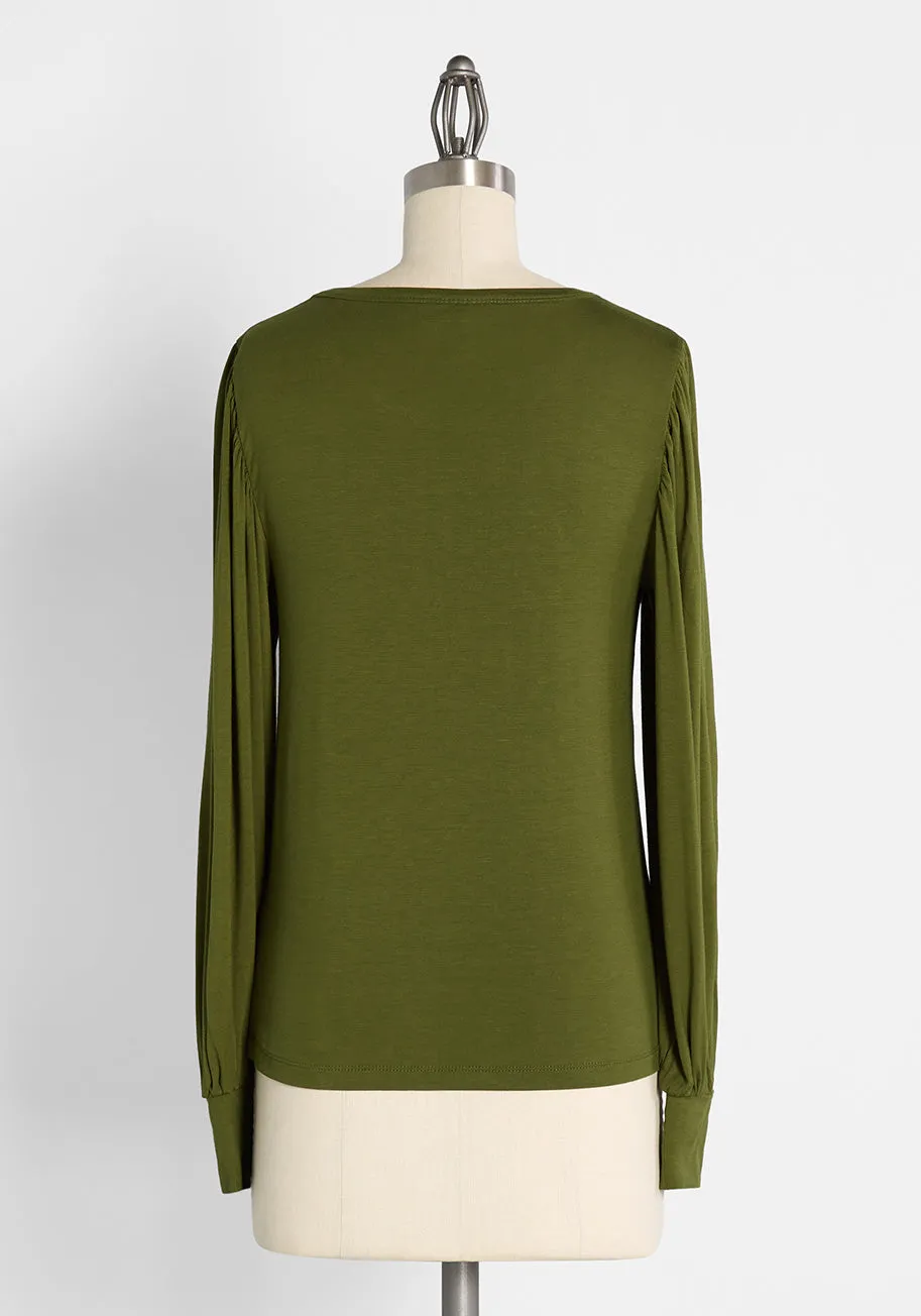 Beyond Basic Long Sleeve Top sold by Modcloth product image thumbnail 2