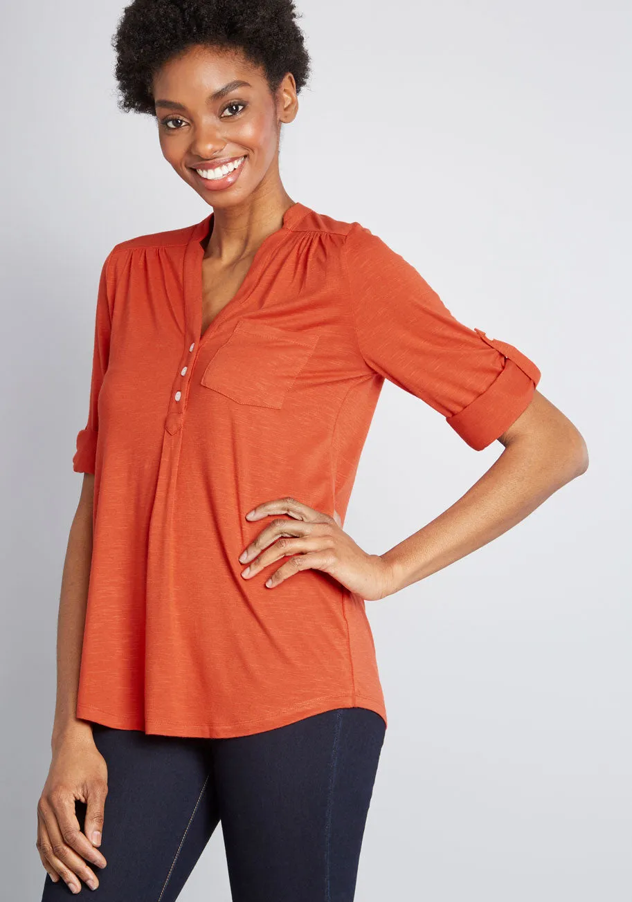 Pam Breeze-ly Knit Tunic sold by Modcloth