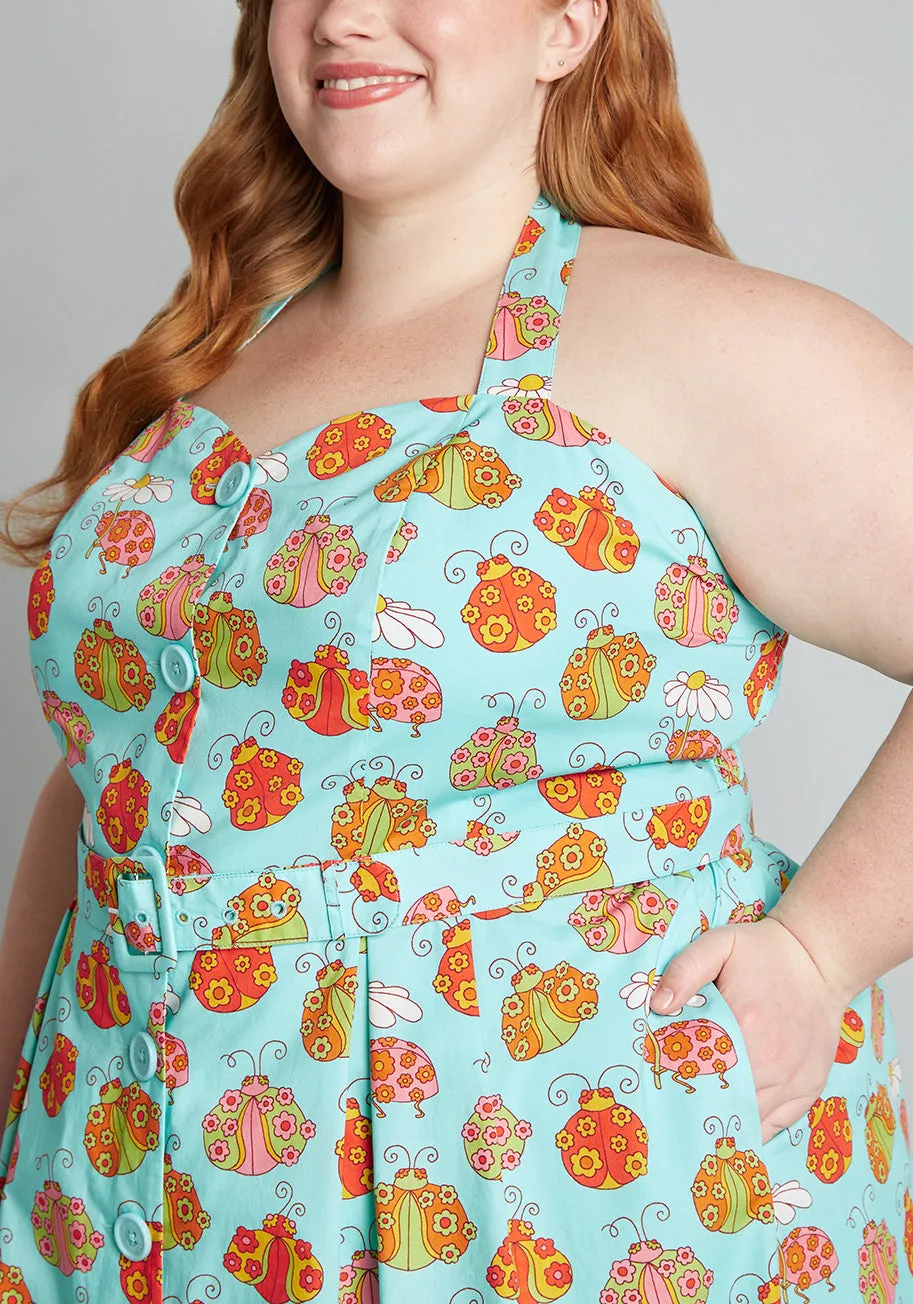 ModCloth x Marisol Muro Aligned With Destiny Fit And Flare Dress sold by Modcloth product image thumbnail 5