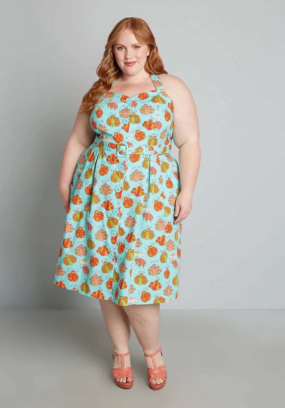 ModCloth x Marisol Muro Aligned With Destiny Fit And Flare Dress sold by Modcloth product image thumbnail 4