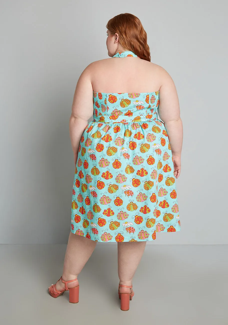 ModCloth x Marisol Muro Aligned With Destiny Fit And Flare Dress sold by Modcloth product image thumbnail 3