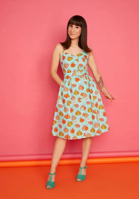 ModCloth x Marisol Muro Aligned With Destiny Fit And Flare Dress made by Modcloth